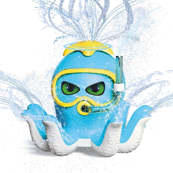 Octopus Sprinkler for Kids - Multi-Hole Water Spray Outdoor Toddler Toys Summer Backyard Games, Connects to Garden Hose, Gifts 3 4 5 6 7 8 Year Old Boys Girls