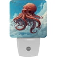 thumbnail image 1 of Octopus Square LED Night Lights - Small, Portable, and Energy-Efficient Illumination Solution for Any Room - Ideal for Nightstands, Bedrooms, and Dorms, 1 of 6