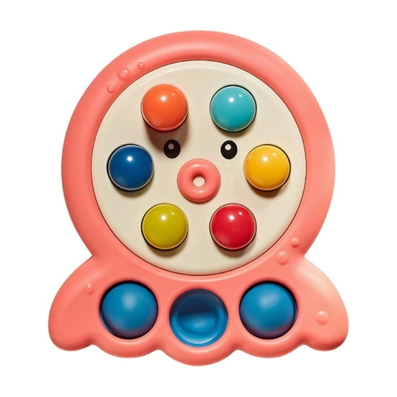 Octopus SqueezeToy - Soft Sensory Fidgettoy with Tentacles, Portable FidgetToy for Fidget Activity, Silicone Palm PressToy