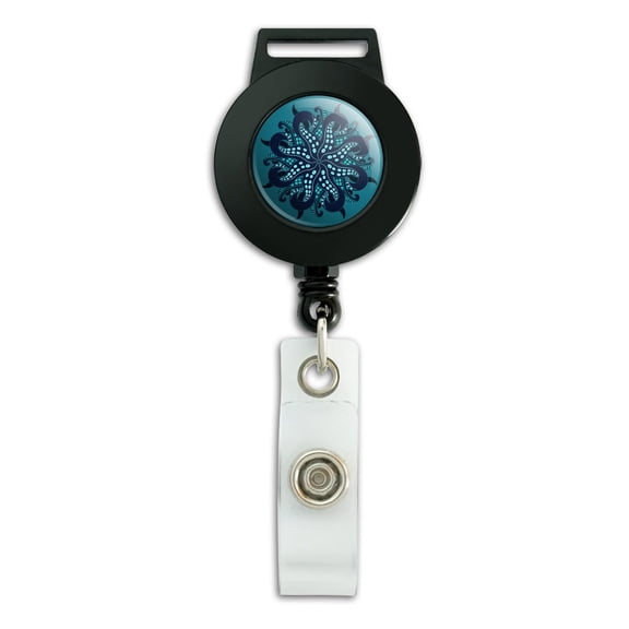 Octopus Squid Tentacles Lanyard Retractable Reel Badge ID Card Holder