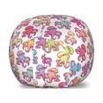 thumbnail image 1 of Octopus Storage Toy Bag Chair, Hand Drawn Animal Pattern with Tentacles Ocean Inspirations Marine Fauna Wildlife, Stuffed Animal Organizer Washable Bag, Large Size, Multicolor, by Ambesonne, 1 of 3
