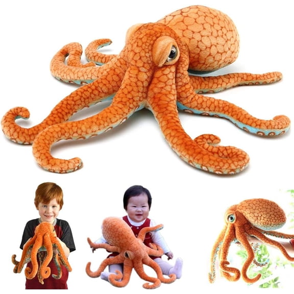 Octopus Stuffed Animal/Octopus Pillow/Toy Octopus/Used for Home Decoration Gifts Children Pillow Plush Animal Toys (19.6 inches /50cm)