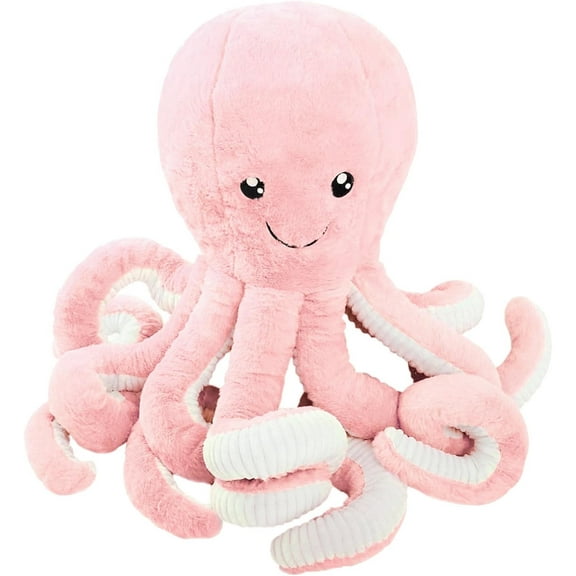 Octopus Stuffed Animals, Giant Octopus Plush Doll Play Toys for Kids Girls Boys Adults Birthday Xmas Halloween Present Stuffed Sea Animals Plushie, 7/16/24/32 Inches, 5 Colors