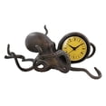 thumbnail image 1 of SPI Home Cast Aluminum Octopus Desk Clock 11 inches Long, 1 of 3