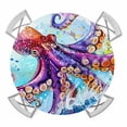 thumbnail image 1 of Octopus Tentacles Elastic Fitted Round Table Cover Sea Ocean Animal Underwater Marine Life Waterproof Outdoor Tablecloth for Holiday Party, Picnic, Patio & Dining Fits Tables Up to 55"-60", 1 of 8
