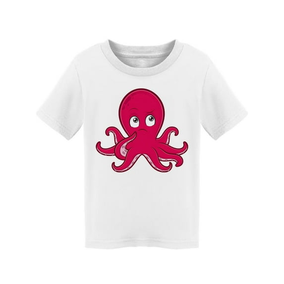 Octopus Thinking Design T-Shirt Toddler -Image by Shutterstock, 2 Toddler