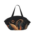 thumbnail image 1 of Octopus Twisted Tentacles Art 2-in-1 Foldable Picnic Blanket Tote Bag Shoulder Handbag, Large Circular Outdoor Mat for Beach Camping Park, 1 of 5