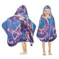 thumbnail image 1 of Octopus Underwater Kids Hooded Beach Towel Baby Bath Poncho Towels with Hood Absorbent 50"x23.5" for Pool Swimming, 1 of 7