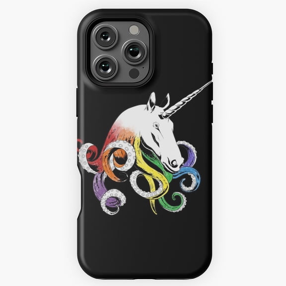 Octopus Unicorn Cute Fantasy Art Phone Case for iPhone 16 15 14 13 12 11 Pro Max M5901877