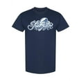 thumbnail image 1 of Octopus Vintage Graphic T-Shirt Men -Image by Shutterstock, Male Medium, 1 of 2