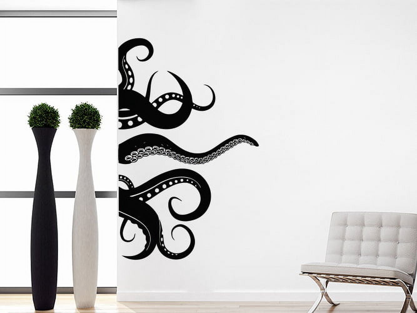 Octopus Wall Decal Vinyl Sticker Animals Nautical Bathroom Decor