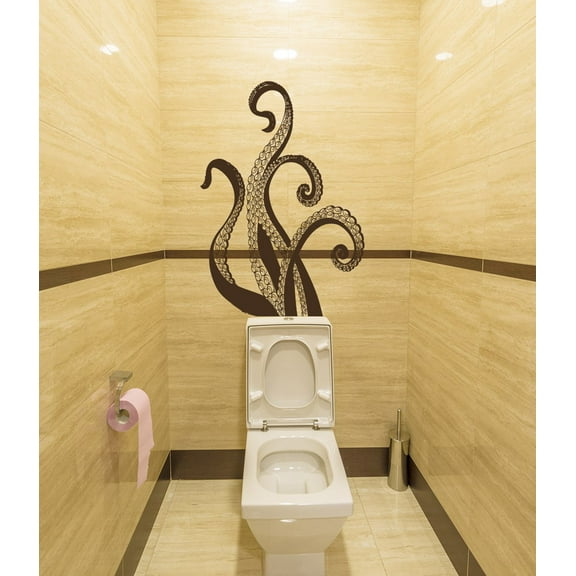 Octopus Wall Decals Bathroom Decor Sea Ocean Animals Tentacles Vinyl Sticker