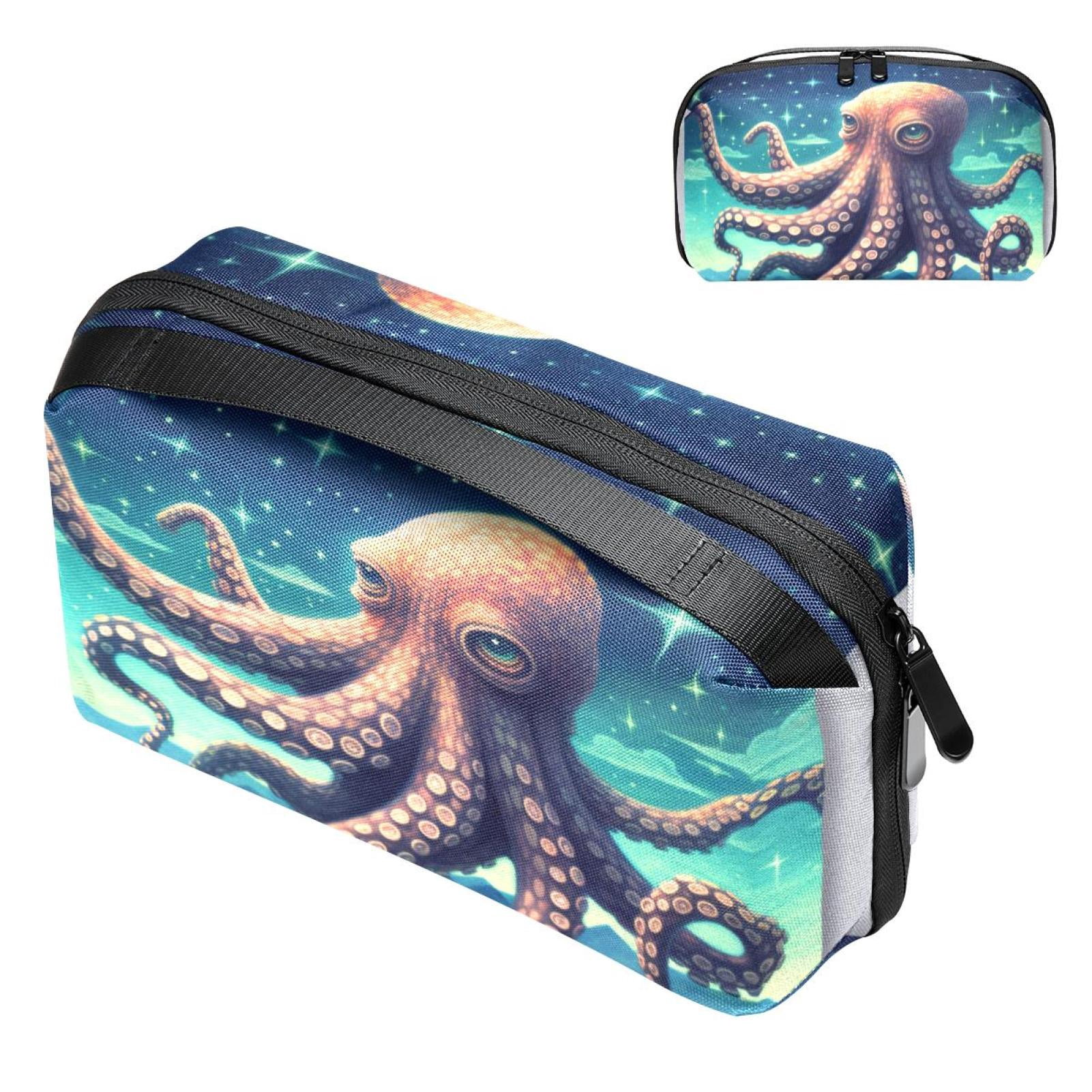 Octopus waterproof oxford fabric charger organizer storage pouch
