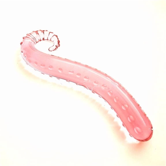 Octopus Wave Glass Massager for Adult Wellness, Pink