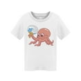 thumbnail image 1 of Octopus With Fan T-Shirt Toddler -Image by Shutterstock,  3 Toddler, 1 of 2