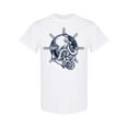 thumbnail image 1 of Octopus With Steering Wheel T-Shirt Men -Image by Shutterstock, Male Small, 1 of 2
