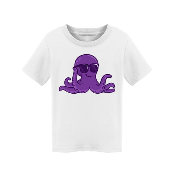 Octopus With Sunglasses  T-Shirt Toddler -Image by Shutterstock,  2 Toddler