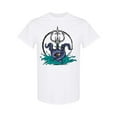 thumbnail image 1 of Octopus With Trident T-Shirt Men -Image by Shutterstock, Male Small, 1 of 2