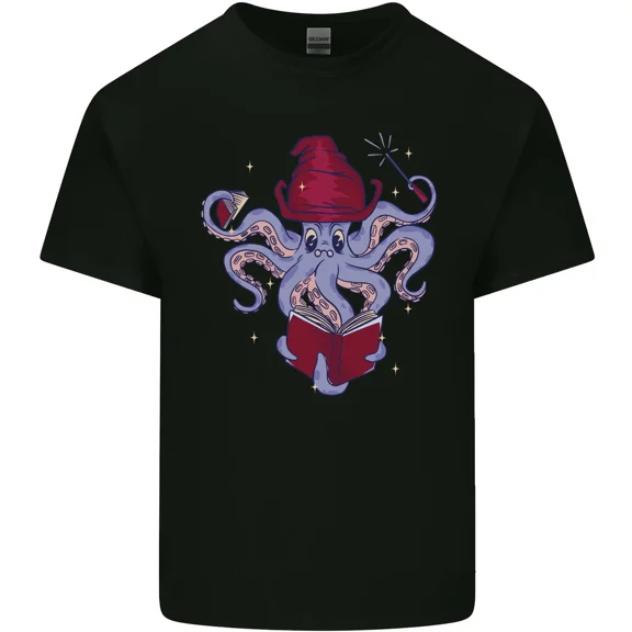 Octopus Wizard Funny Magic and Magician and Animal Unisex T-Shirt