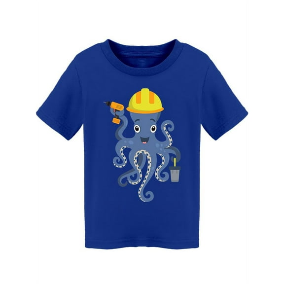 Octopus Worker T-Shirt Toddler -Image by Shutterstock,  4 Toddler