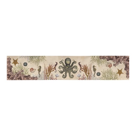 Octopus World Runner 72 inch Tapestry runner