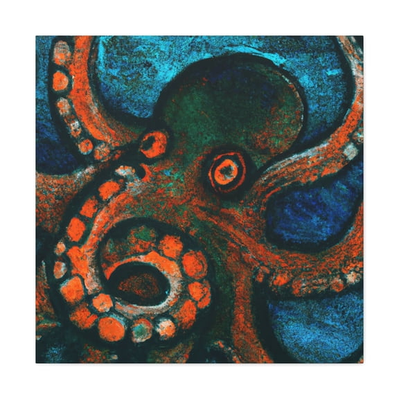 Octopus in Steampunk Vogue - Canvas