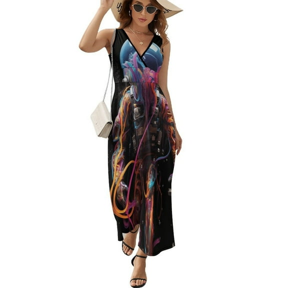 Octopus in The Mysterious Ocean Pattern Design Sleeveless Dress Summer Clothes for Women Women's Clothing 2025