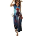 thumbnail image 1 of Octopus in The Mysterious Ocean Sleeveless Dress Female Clothing Dress Women Summer 2025 Dress, 1 of 7