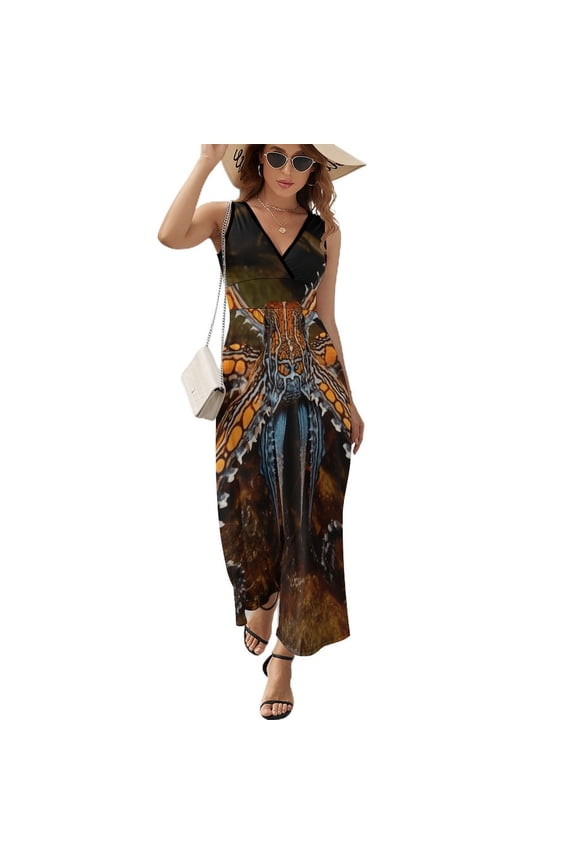 Octopus in The Mysterious Ocean Sleeveless Dress Woman Fashion Long Dresses Women's Summer Suit Dress 2025