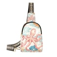thumbnail image 1 of Octopus with Corals Crossbody Bags Backpack Chest Bag Shoulder Bag Waist Bag for Outdoor Travel Hiking Fitness Cycling, 1 of 7