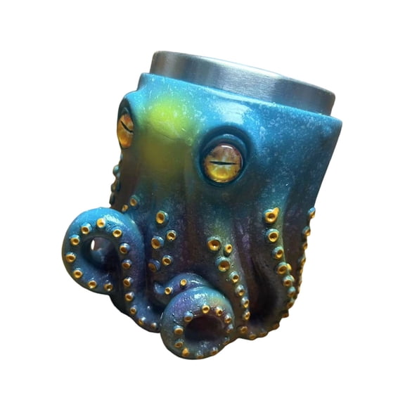 Octopuses Theme Cup for Entertainment Venues Attracting Youth with Fun Drinking Style Great Conversation Starter