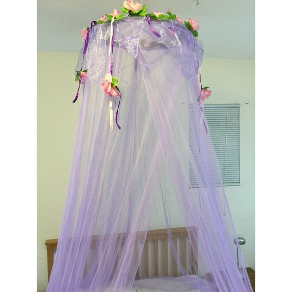 Octorose ® Flower Top Around Bed Canopy Mosquito Net for Bed, Dressing Room, Out Door Events