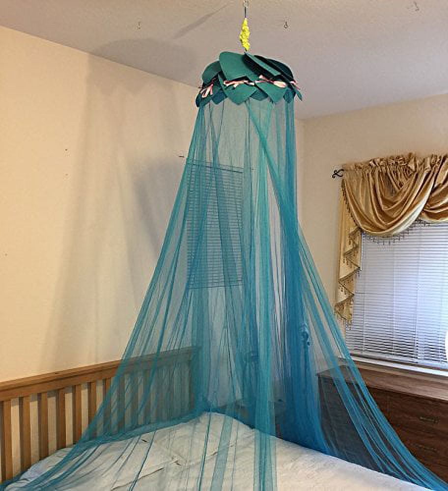 Octorose ® Lotus Leaf Top Bed Canopy Mosquito Net for Bed, Dressing Room, Out Door Events