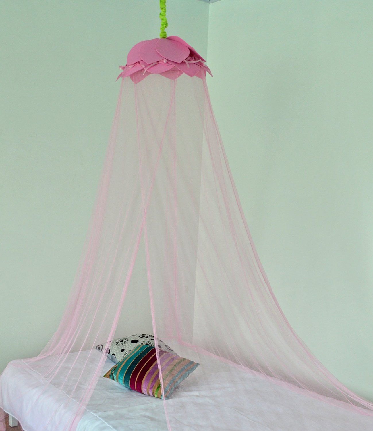 Octorose ? Lotus Leaf Top Bed Canopy Mosquito Net for Bed, Dressing Room, Out Door Events