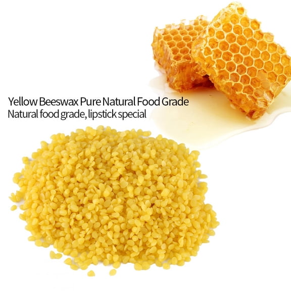 Octpeak 50g Yellow Food Grade Pure Natural Beeswax Cosmetics Materials for Handmade Making,Cosmetics Material, Natural Beeswax