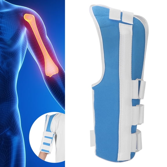 Octpeak Adjustable Upper Arm Splint Breathable Humeral Shaft Brace Support for Fracture Recovery,Breathable Humerus Splint,Upper Arm Splint