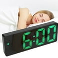 Octpeak Digital Wall Clock,Large Number Display Electronic Clock LED