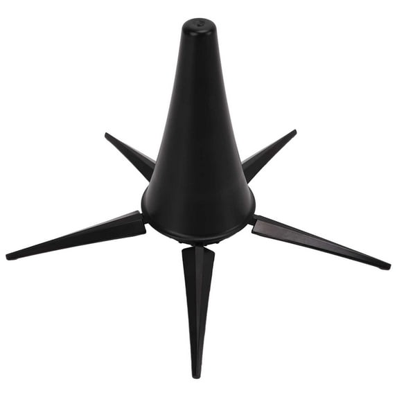 Octpeak Foldable Base Clarinet Stand,Clarinet Holder,Portable Clarinet Holder 5 Leg Foldable Base Clarinet Support Stand Wind Instrument Accessory