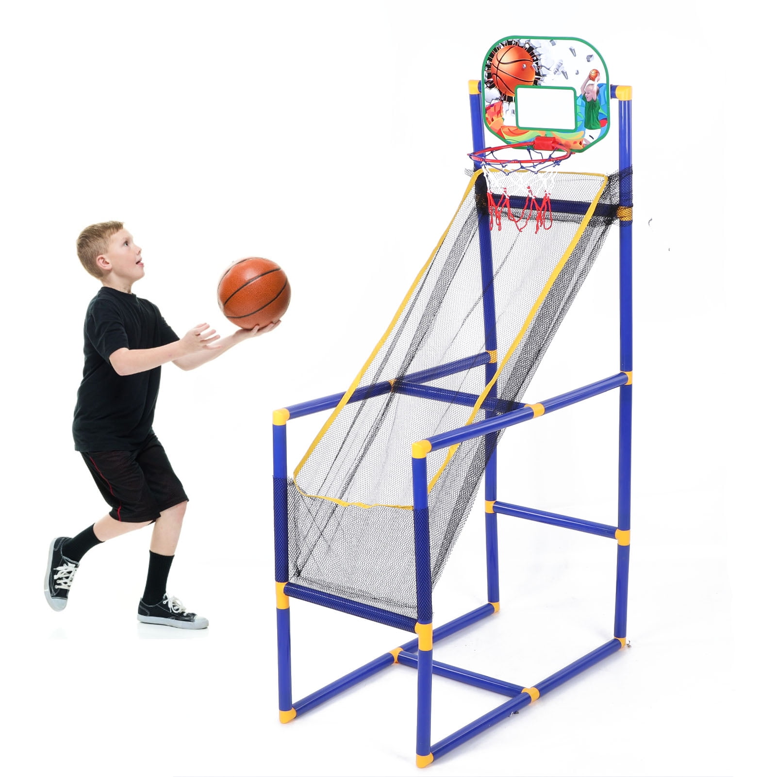 Octpeak Kids Basketball Game Set, Mini Basketball Hoop Indoor