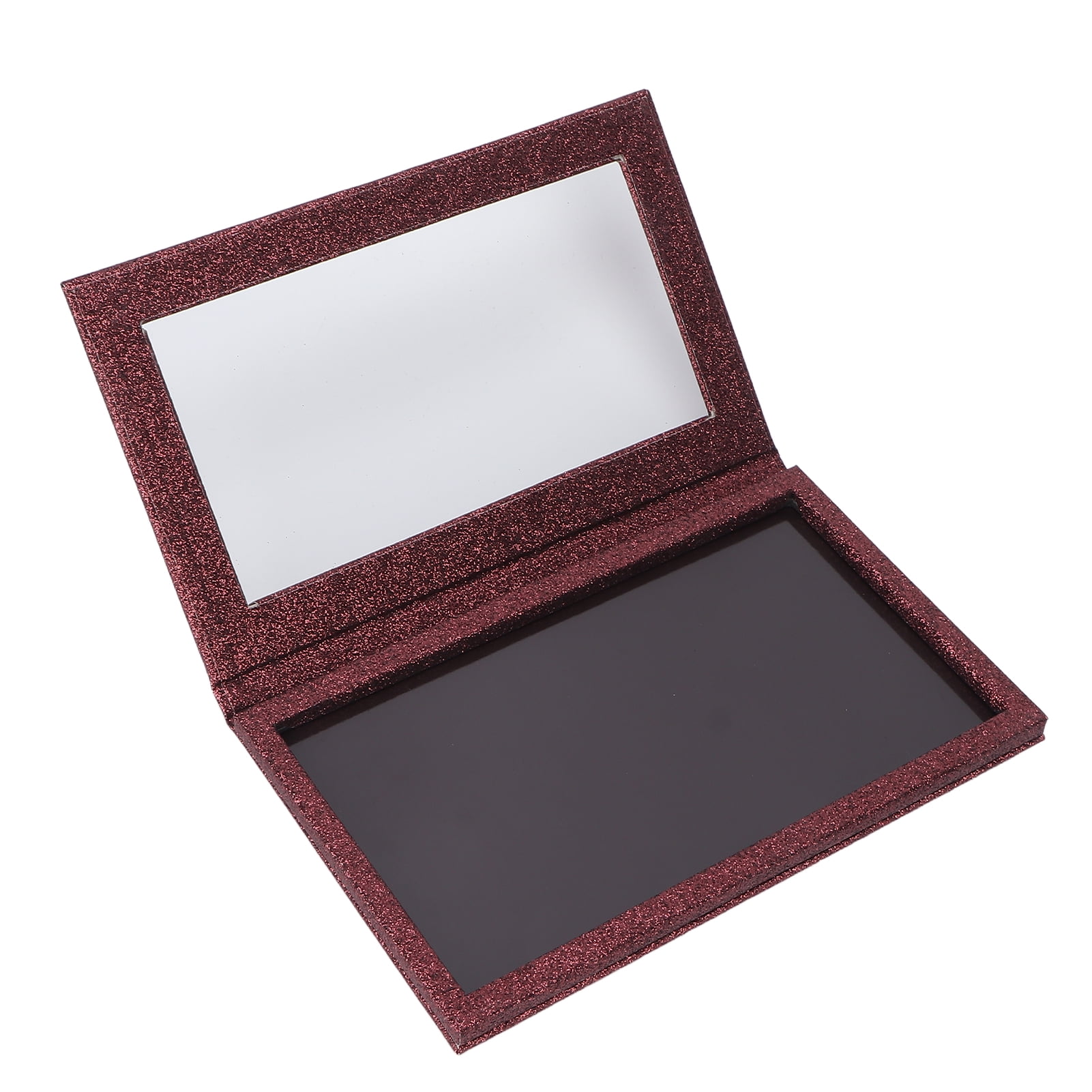 Hot sale magnetic clear window paperboard big empty eyeshadow palette best  for eye shadow powder