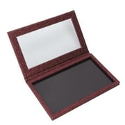Octpeak Makeup Palette,Empty Makeup Display Pans Eyeshadow Lipstick Blush Storage DIY Professional Palette Burgundy,Empty Palette