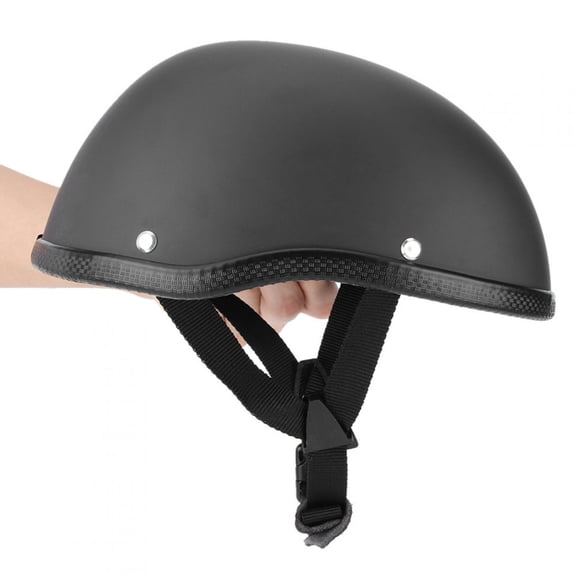 Octpeak Motorcycle Helmet Exquisite Men Retro Half Face Helmet Matte Black, Motorcycle Half Face Helmet, Motorcycle Helmet Retro