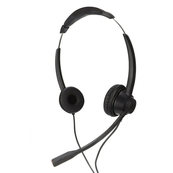 Octpeak RJ9 Headset Noise Cancelling Mute Function Corded Business Headphone With Mic Volume Adjustment For VOIP Phone,Wired Business Headphone,Office Headset With Mic
