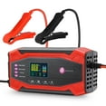 thumbnail image 1 of Car Battery Charger, 10Amp 12V 24V Automatic Smart Charger, Battery Maintainer Trickle Charger and Battery Desulfator W/ Temperature Compensation for Car Truck Motorcycle Lawn Mower Lead Acid Battery, 1 of 7