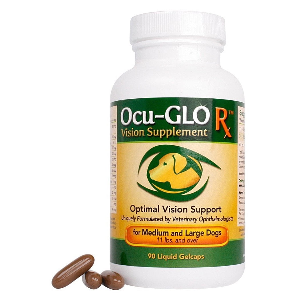 Ocu-GLO Rx per MEDIO a GRANDI Cani 90 Gelcaps