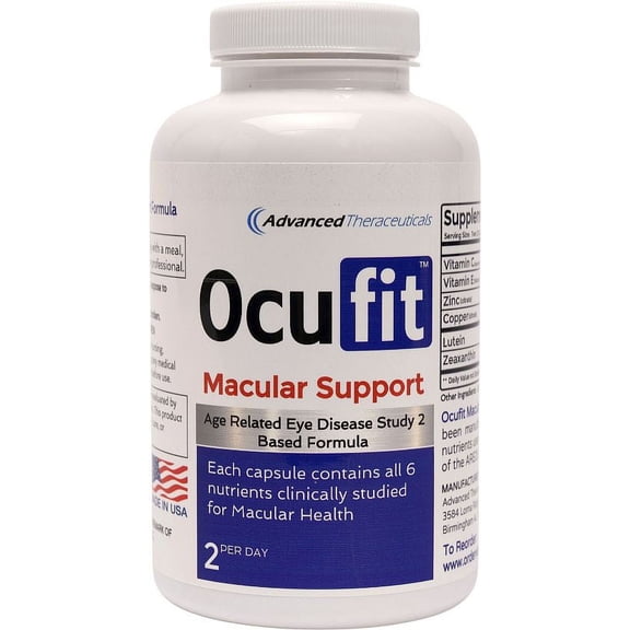 Ocufit Macular Support Formula (Age Related Eye Disease Study 2 Based) 120CT / Lower Zinc Formula