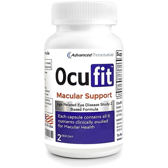 Ocufit Macular Support Formula (Age Related Eye Disease Study 2 Based) 220CT / Lower Zinc Formula