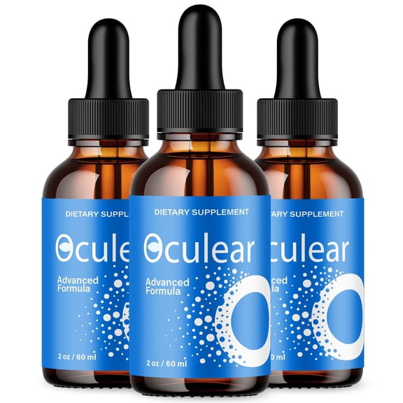Oculear Vision Support Drops Advanced Formula Eye Health Supplement 90 Servings