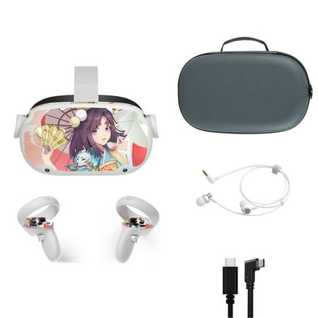 Oculus 2022 Meta Quest 2 All-In-One 256GB Virtual Reality Headset w/ Accessories Included