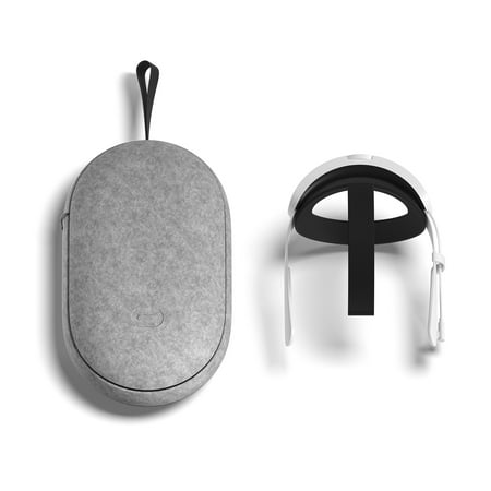 Oculus - Quest 2 Elite Strap with Battery and Carrying Case for Enhanced Comfort and Playtime in VR - Gray